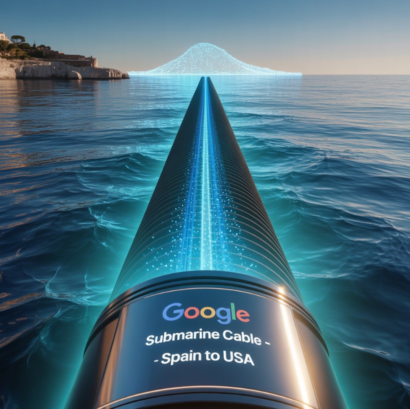 Este Cable Submarino de Google Conectará España EEUU 1 El Nuevo Cable Submarino de Google Conectará España con EEUU